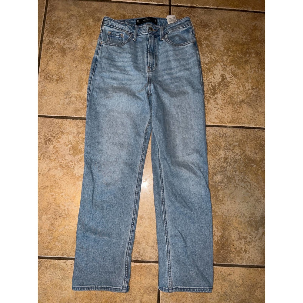 Hollister Ultra High Rise Vintage Straight Leg Jeans Size 24 - Picture 1 of 3